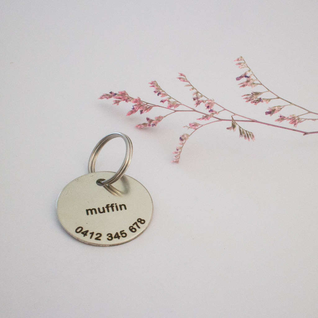 Personalised Silver Classic Animal ID Tag